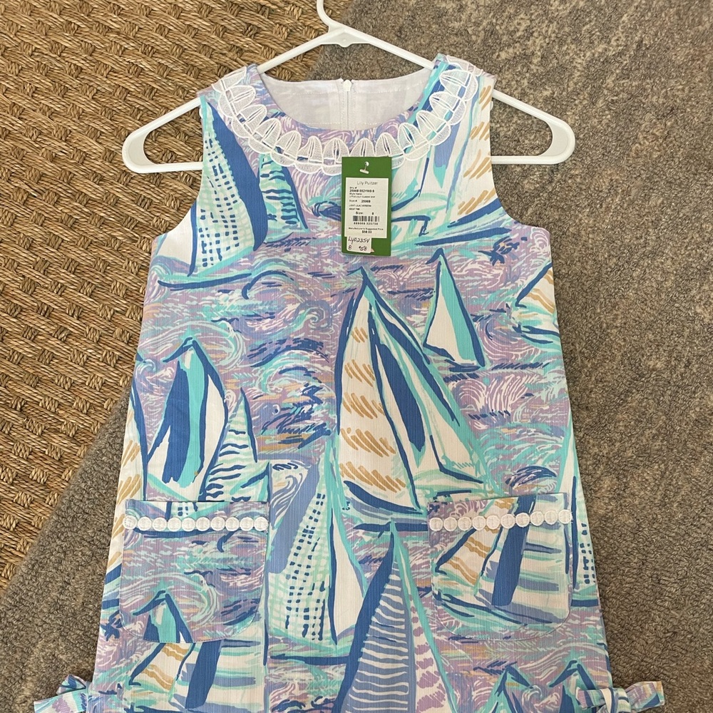 Lilly pulitzer dress sailboats